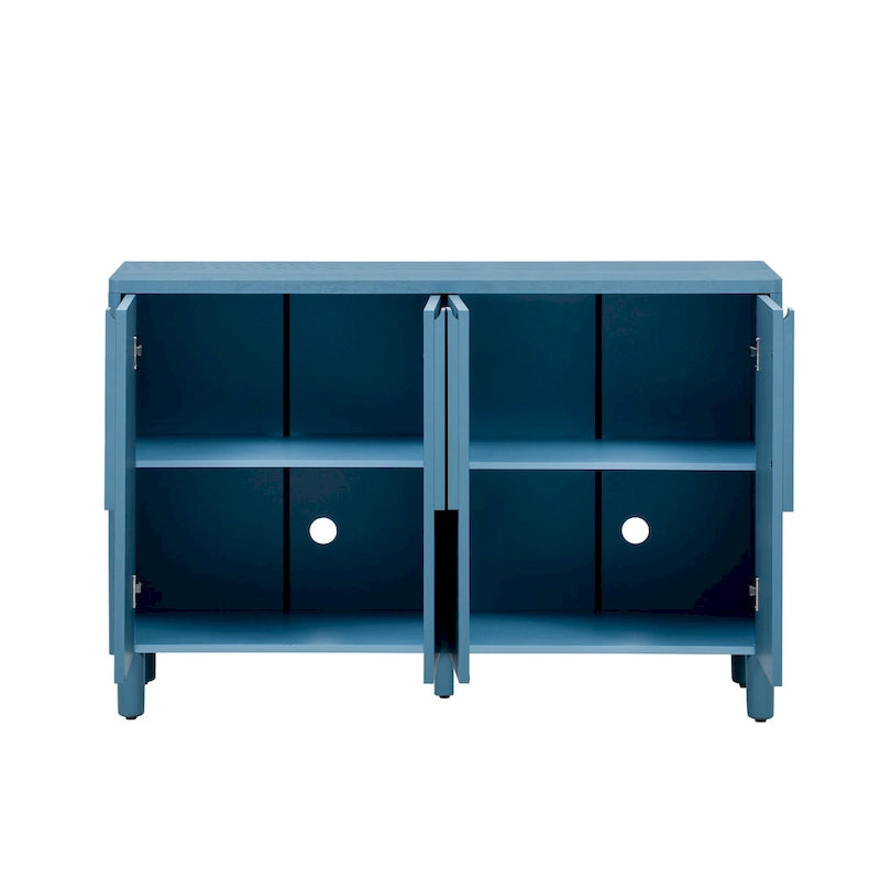 Buffet de 122 cm avec étagères réglables