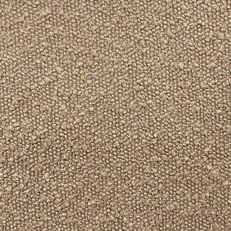 Chaise de salle à manger moderne HomePop Boucle Marron : côté rembourré, pieds en bois fuselés, nettoyage des taches