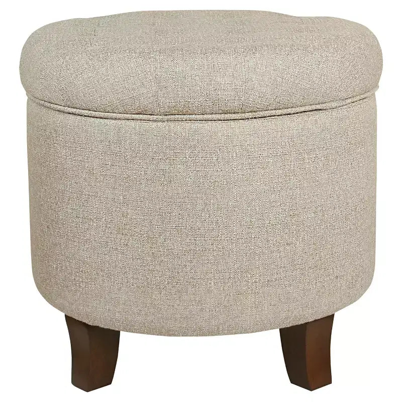 Ottoman de rangement touffeté Boho - HomePop