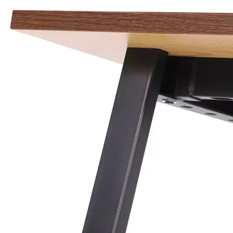 Flash Furniture Redmond Table de conférence commerciale 60x24 avec plateau de 1 pouce d'épaisseur en stratifié double face avec bordure en PVC et base en acier robuste de type A