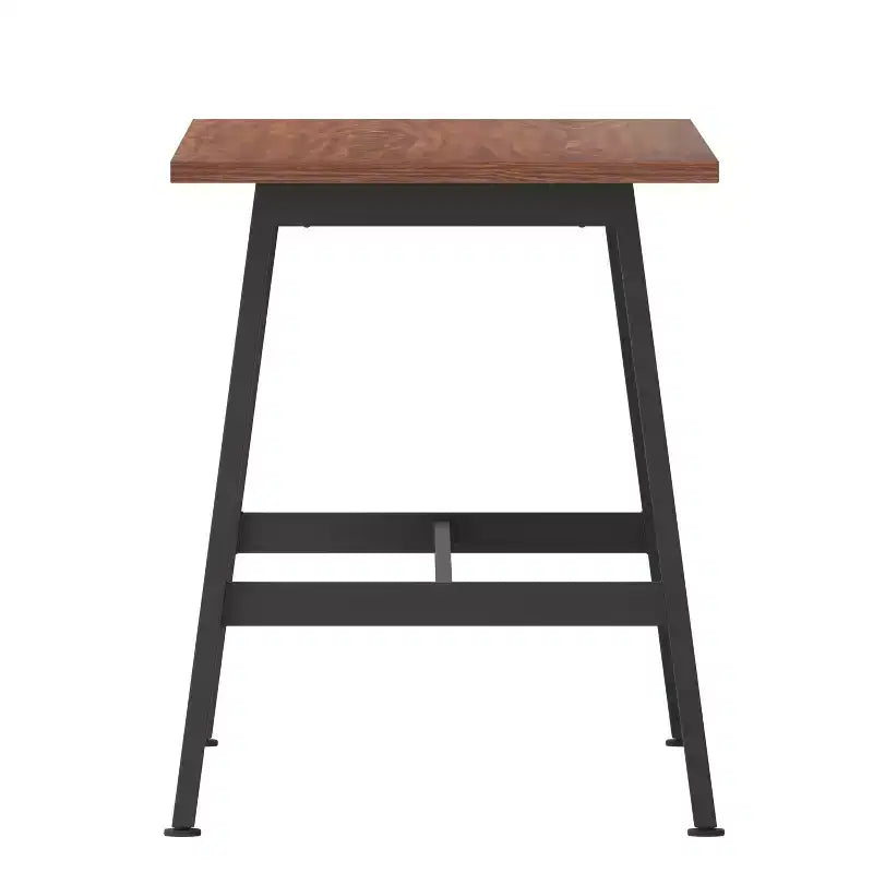Flash Furniture Redmond Table de conférence commerciale 60x24 avec plateau de 1 pouce d'épaisseur en stratifié double face avec bordure en PVC et base en acier robuste de type A