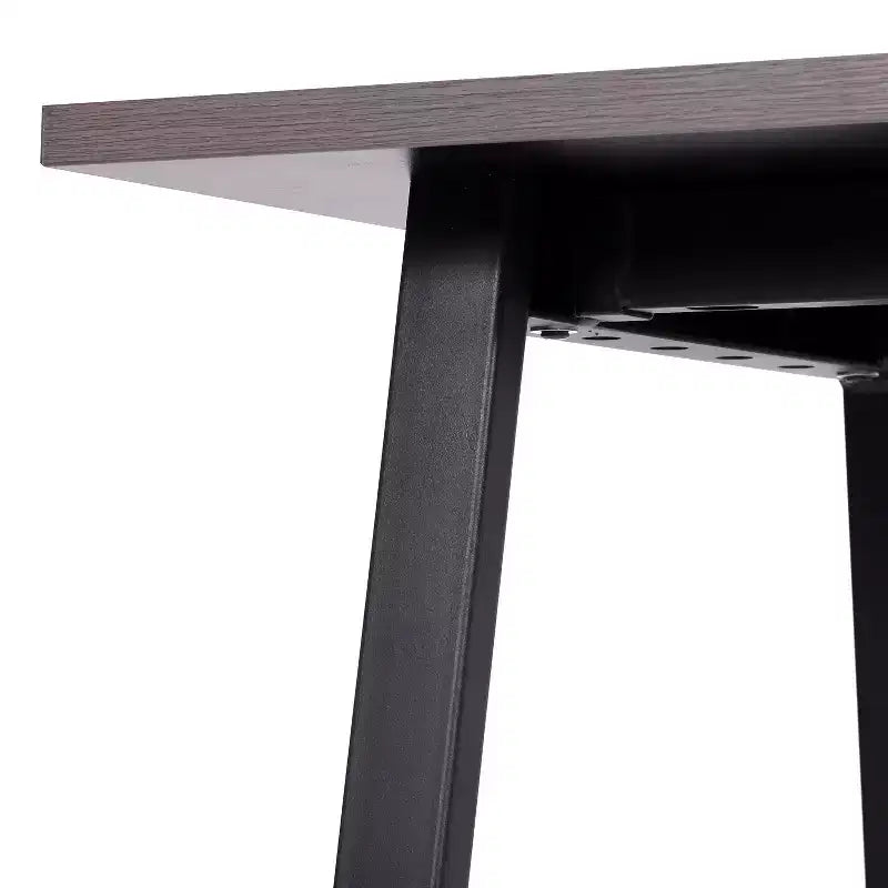 Flash Furniture Redmond Table de conférence commerciale 60x24 avec plateau de 1 pouce d'épaisseur en stratifié double face avec bordure en PVC et base en acier robuste de type A