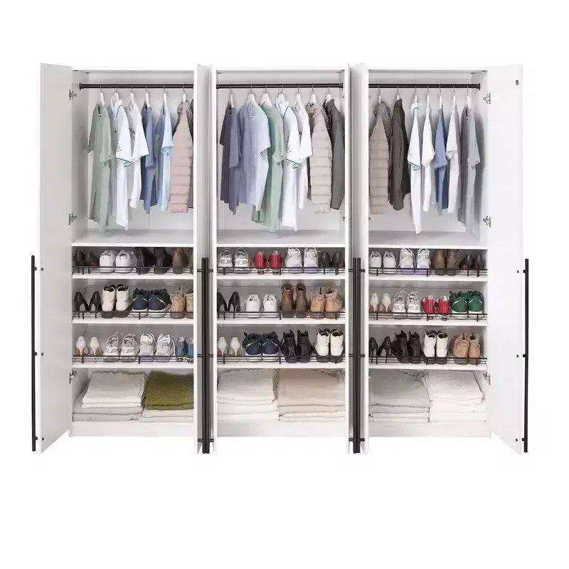Manhattan Comfort Lot de 3 armoires-penderies Lee 2 portes et 4 étagères