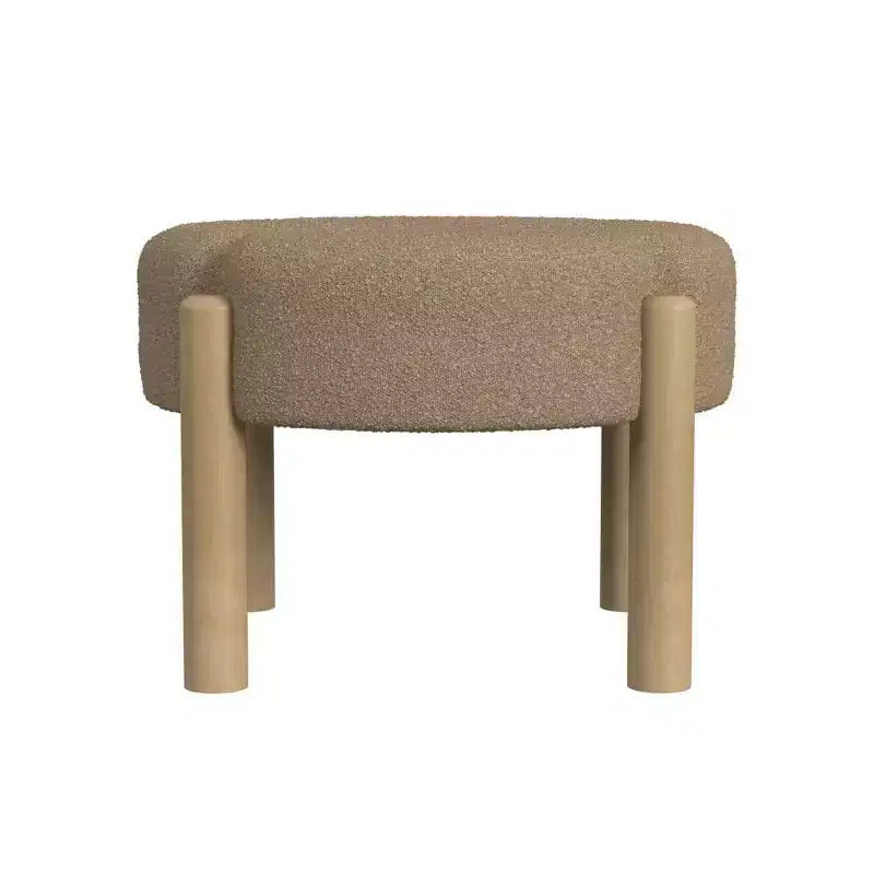 Pouf bouclé Luna - HomePop