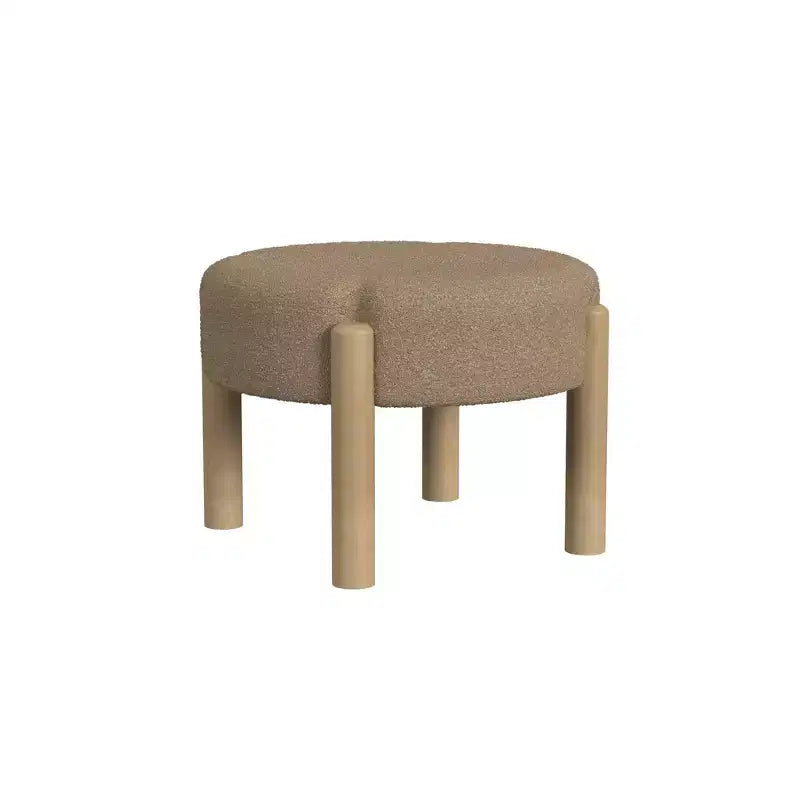 Pouf bouclé Luna - HomePop