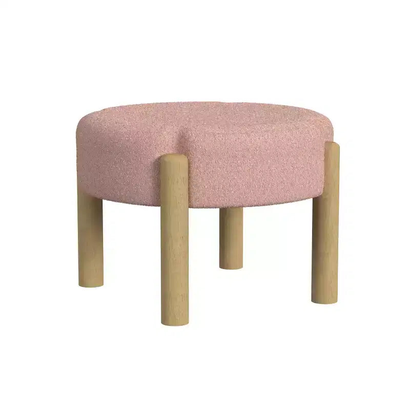 Pouf bouclé Luna - HomePop