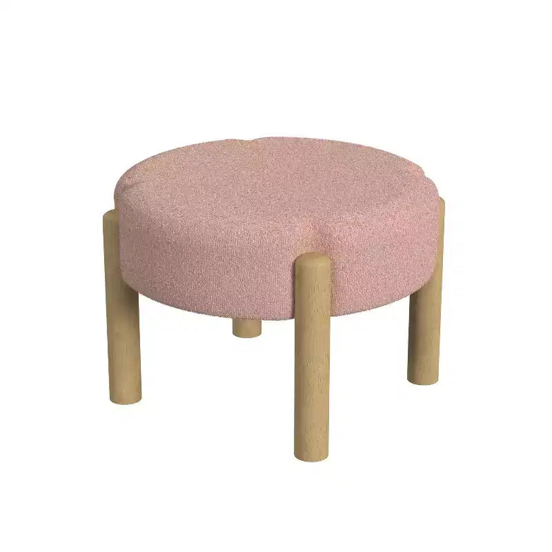 Pouf bouclé Luna - HomePop