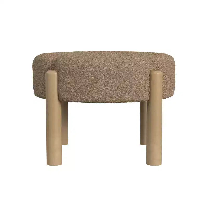 Pouf bouclé Luna - HomePop