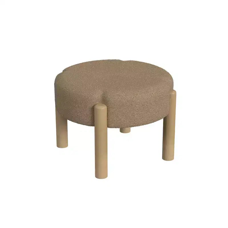 Pouf bouclé Luna - HomePop