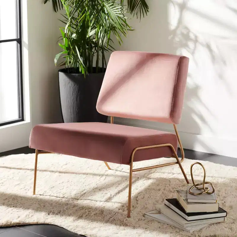Fauteuil d'appoint en velours Romilly - ACH6203 - Safavieh