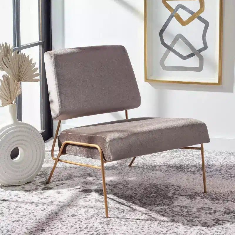 Fauteuil d'appoint en velours Romilly - ACH6203 - Safavieh