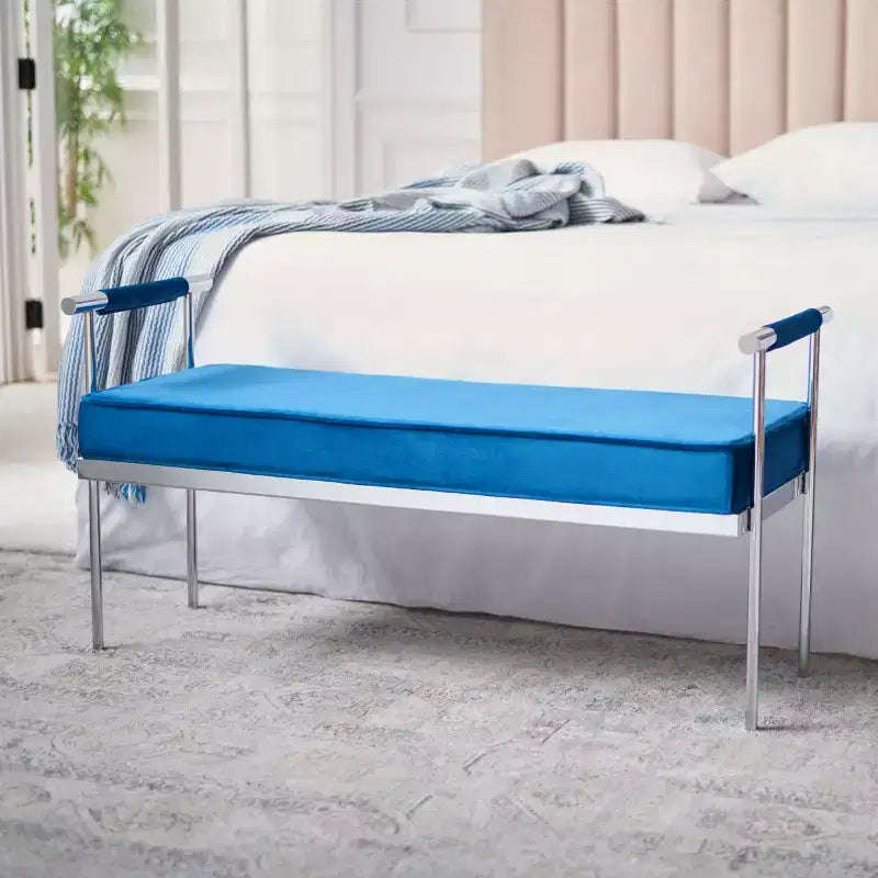 Banc rectangulaire Pim avec accoudoirs - BCH6206 - Safavieh