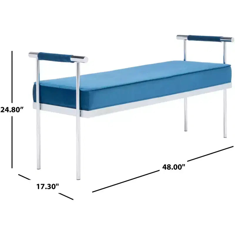 Banc rectangulaire Pim avec accoudoirs - BCH6206 - Safavieh