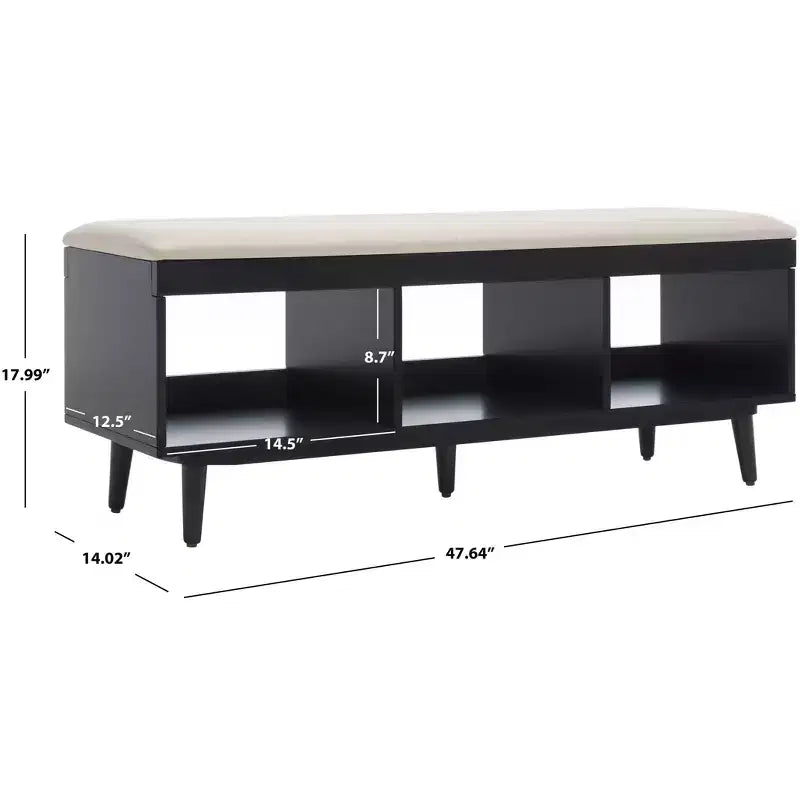 Banc ouvert Cricket avec coussin - BCH5000 - Safavieh