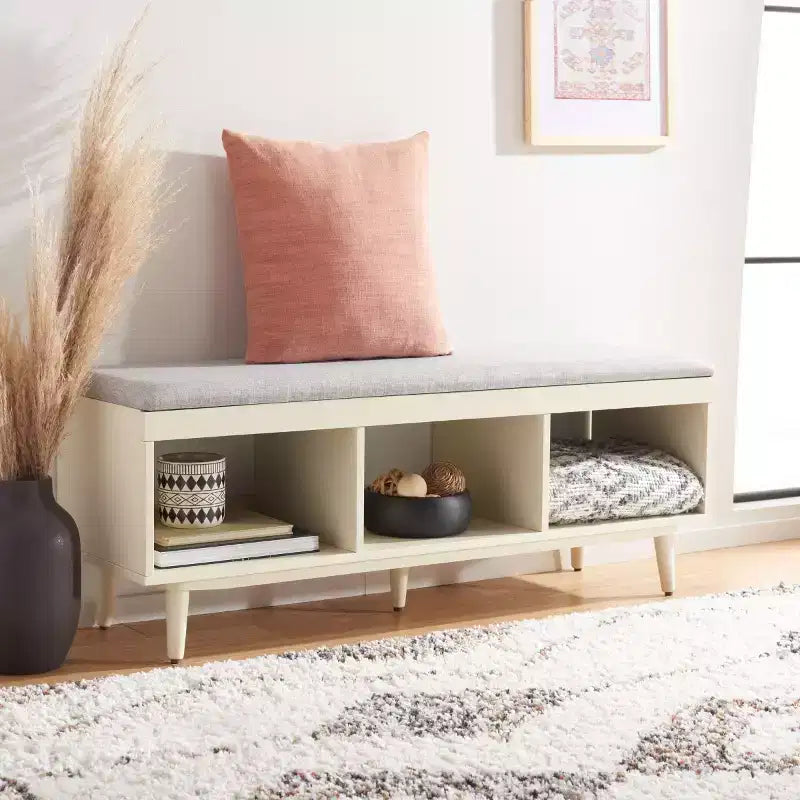 Banc ouvert Cricket avec coussin - BCH5000 - Safavieh