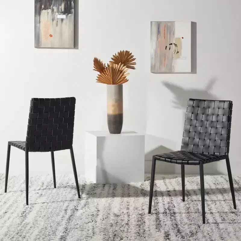 Chaise de salle à manger tressée Rayne (lot de 2) - DCH3006 - Safavieh