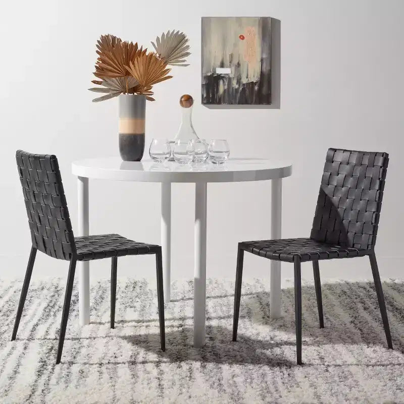 Chaise de salle à manger tressée Rayne (lot de 2) - DCH3006 - Safavieh