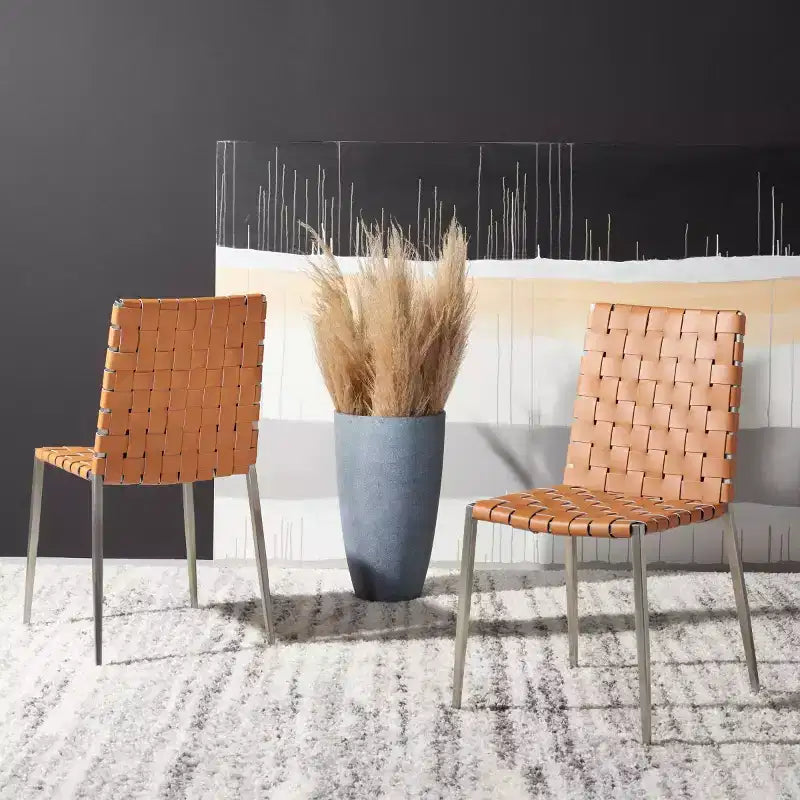 Chaise de salle à manger tressée Rayne (lot de 2) - DCH3006 - Safavieh