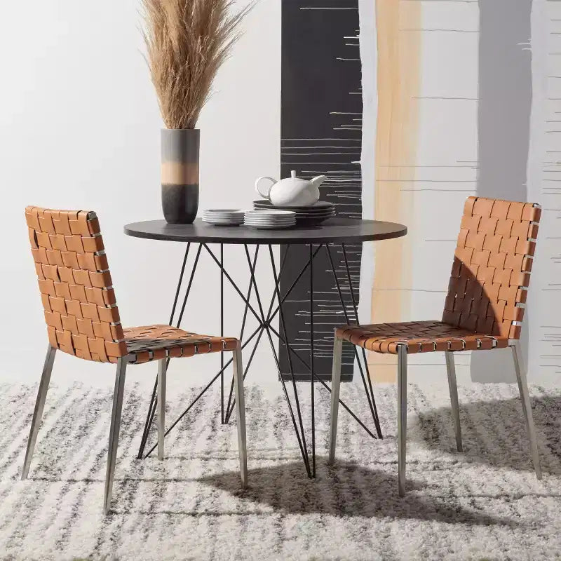 Chaise de salle à manger tressée Rayne (lot de 2) - DCH3006 - Safavieh