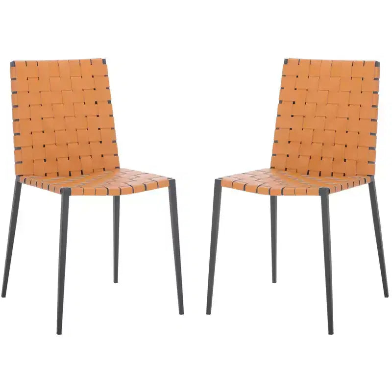 Chaise de salle à manger tissée Rayne