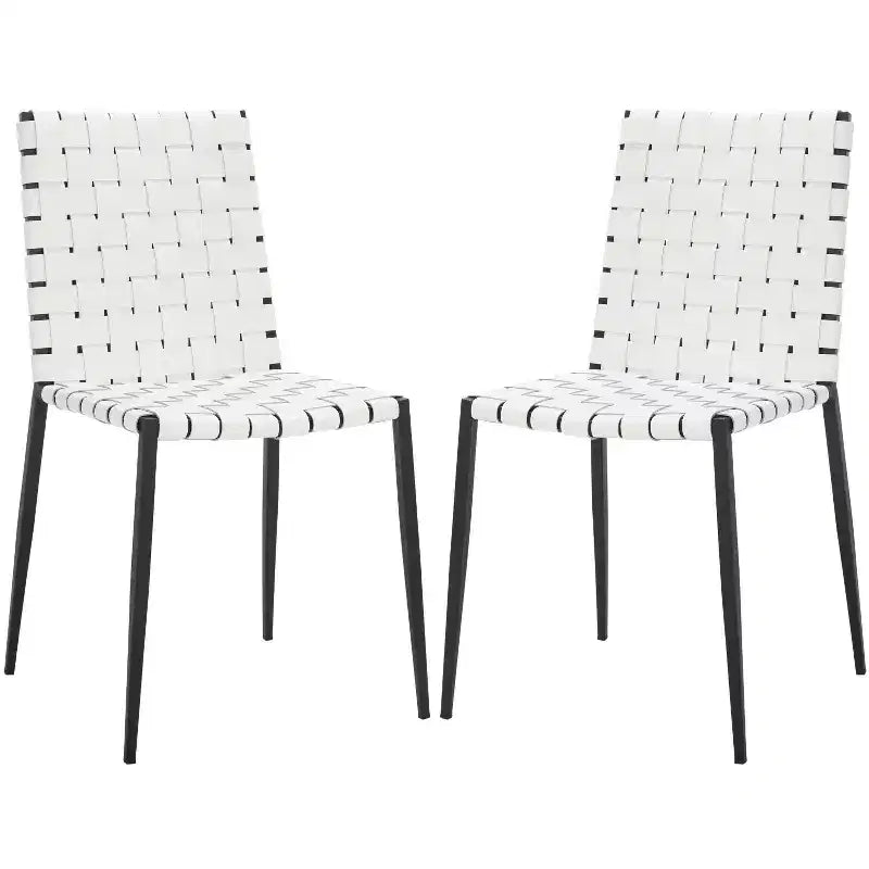 Chaise de salle à manger tissée Rayne