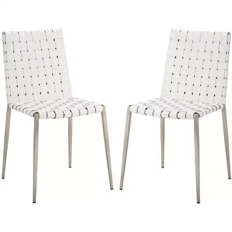 Chaise de salle à manger tissée Rayne