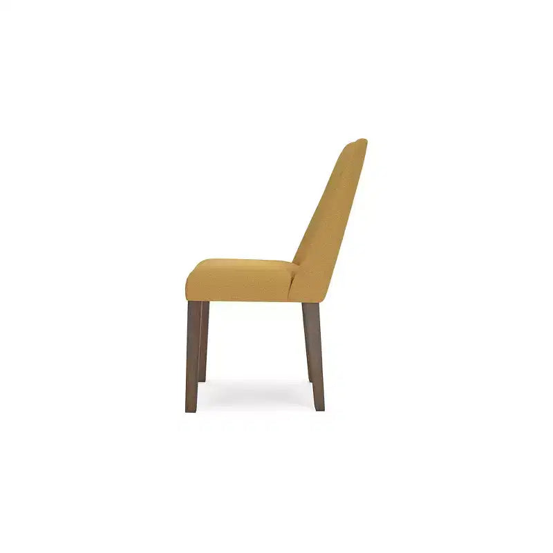 Signature Design by Ashley Chaise d'appoint de salle à manger Lyncott rembourrée avec coussin en mousse, lot de 2, jaune