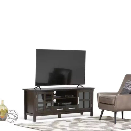 Meuble TV large 60 po Waterloo pour téléviseurs jusqu'à 65 po - WyndenHall