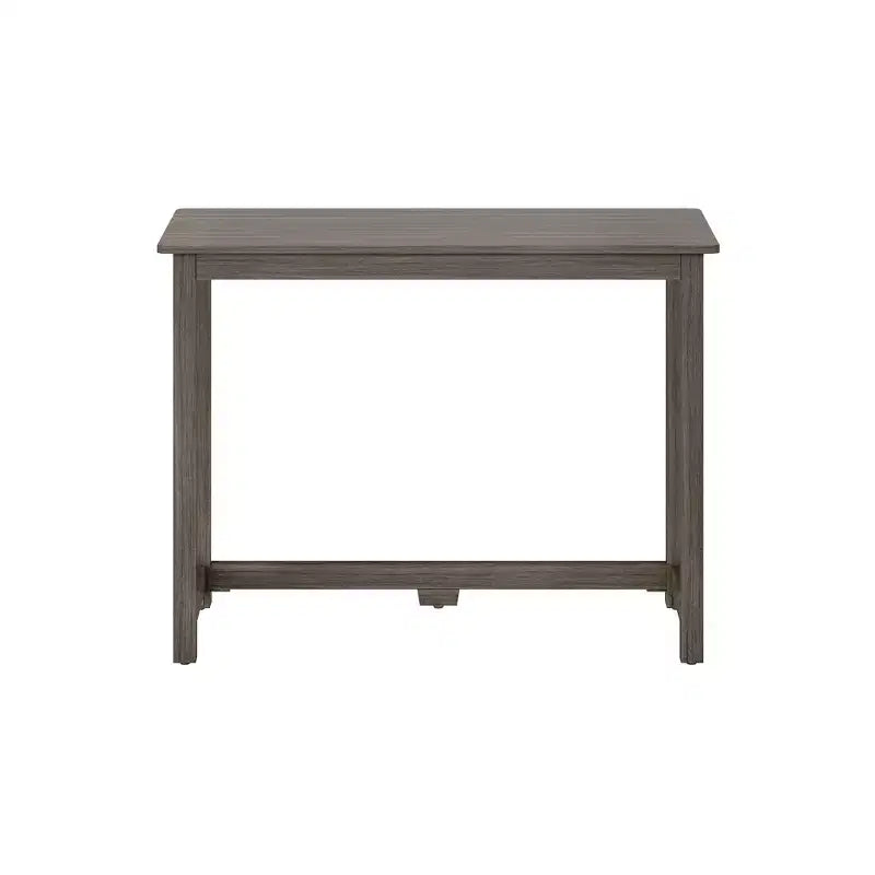 Bureau en bois massif Planche+Poutre, Bureau simple pour chambre à coucher, Bureau d'étude pour bureau à domicile, 39.5
