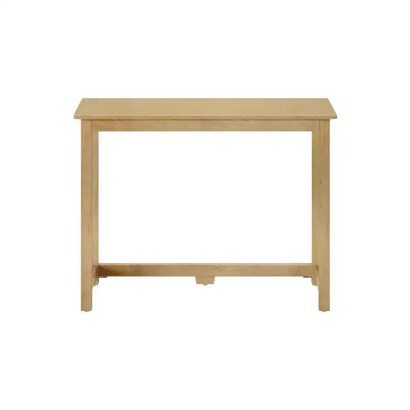 Bureau en bois massif Planche+Poutre, Bureau simple pour chambre à coucher, Bureau d'étude pour bureau à domicile, 39.5