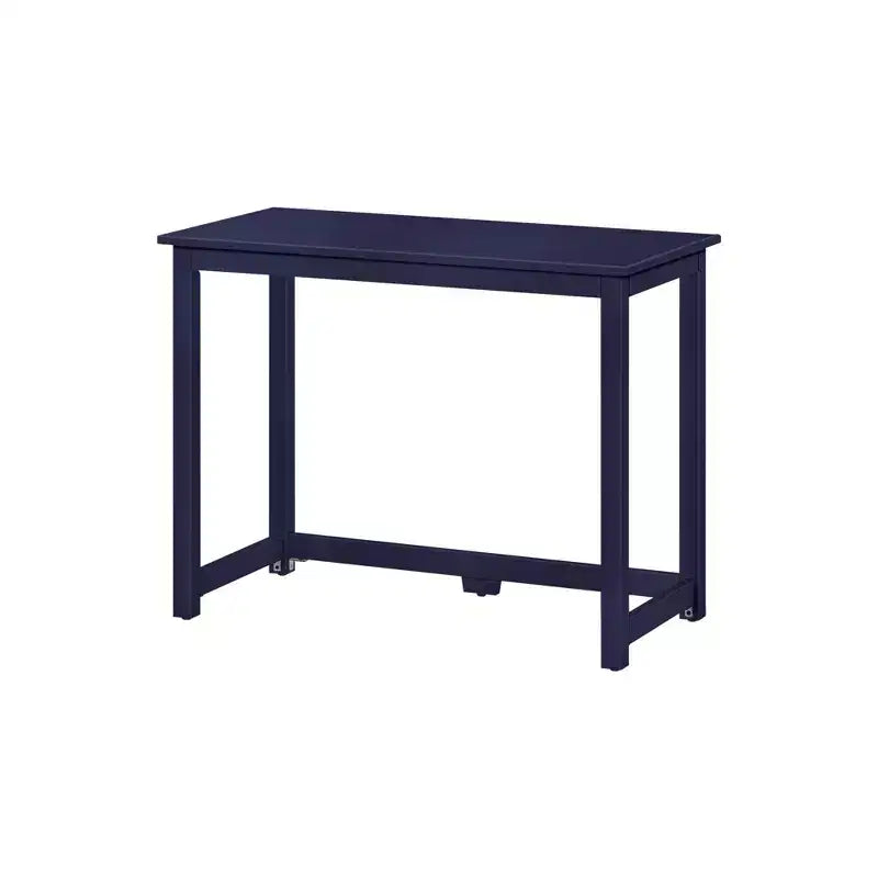 Bureau en bois massif Planche+Poutre, Bureau simple pour chambre à coucher, Bureau d'étude pour bureau à domicile, 39.5