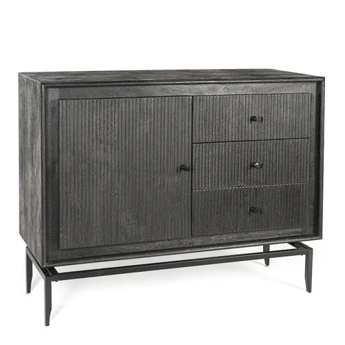Commode d'appoint en bois à 3 tiroirs - 39.5 x 16 x 31