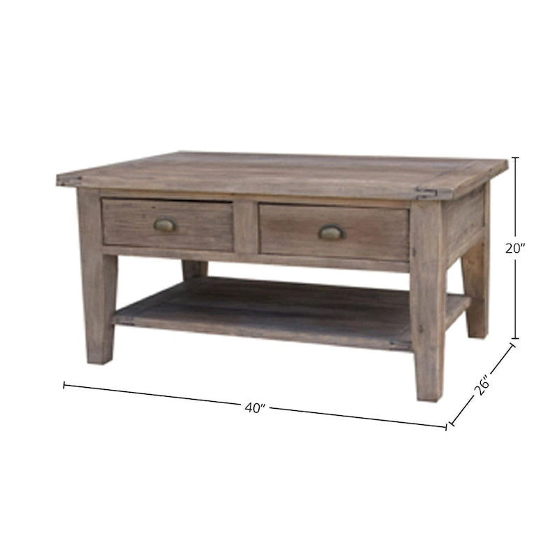 Petite table basse – Marron clair