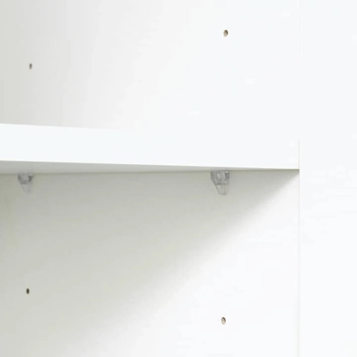 Armoire 2 portes 3 étagères avec placage texturé