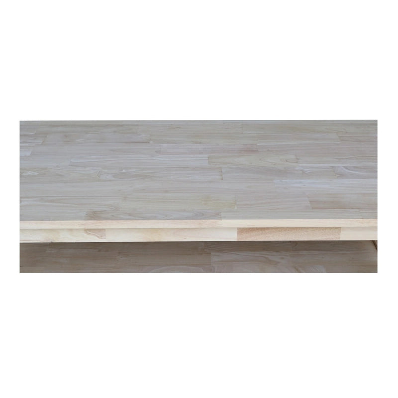 Table basse en bois massif avec étagère inférieure
