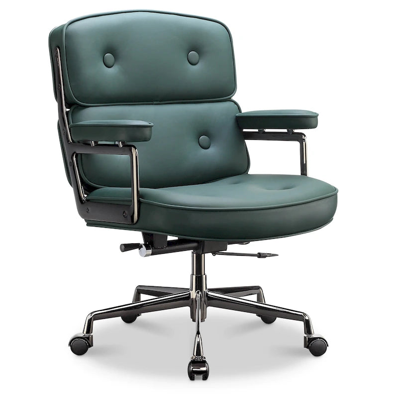 Chaise de bureau ergonomique mi-dos avec soutien lombaire