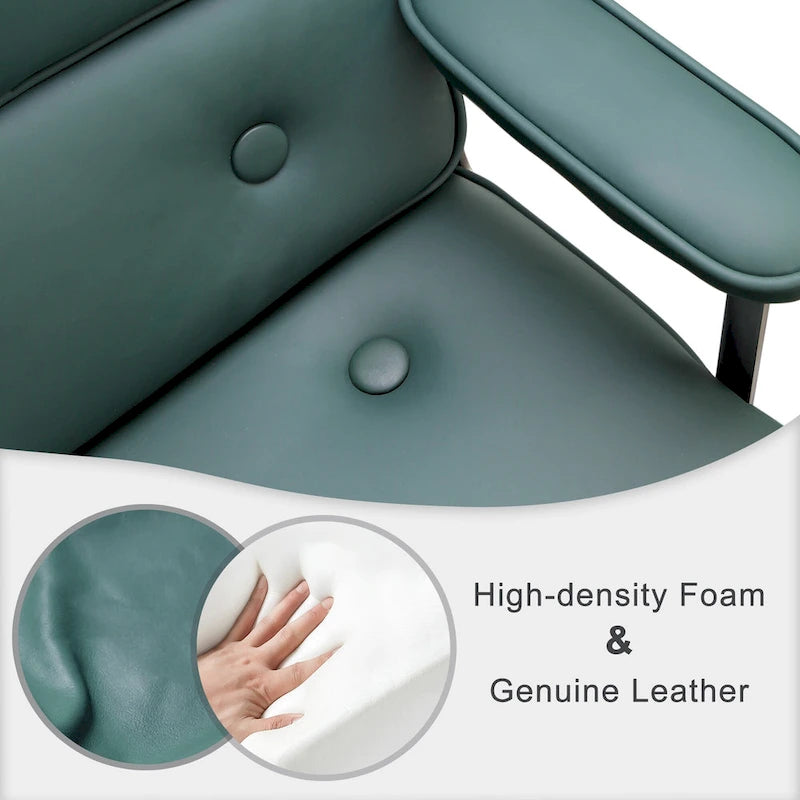 Chaise de bureau ergonomique mi-dos avec soutien lombaire