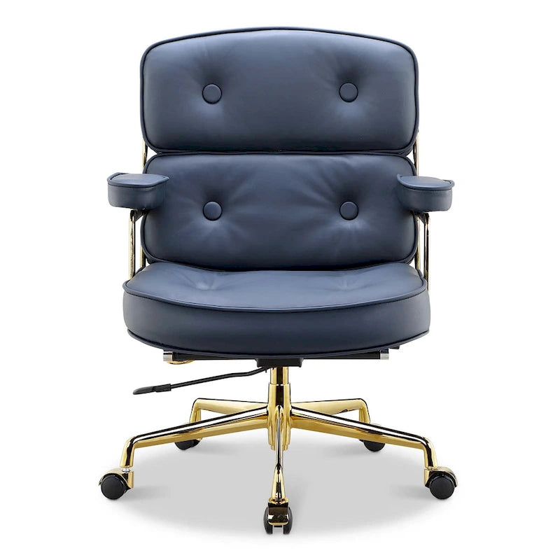 Chaise de bureau ergonomique mi-dos avec soutien lombaire
