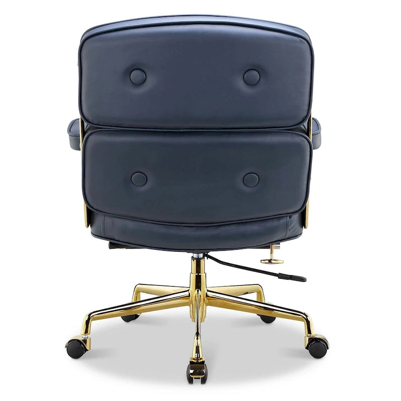 Chaise de bureau ergonomique mi-dos avec soutien lombaire