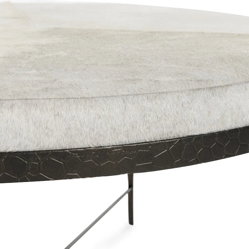 Table basse en cuir