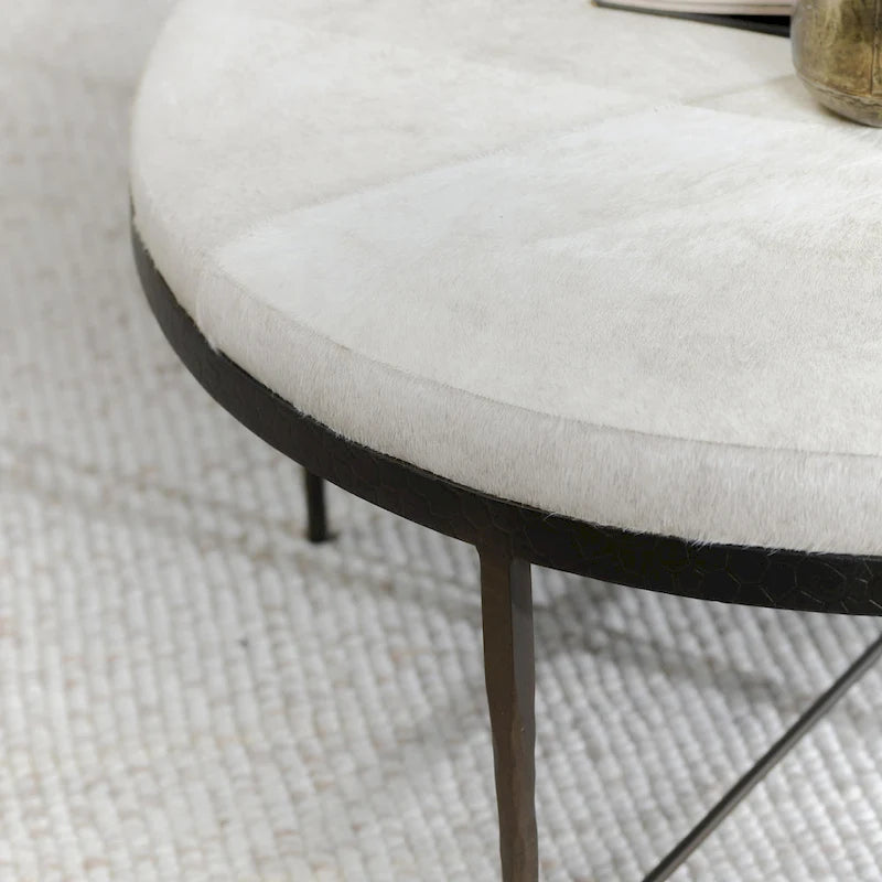 Table basse en cuir